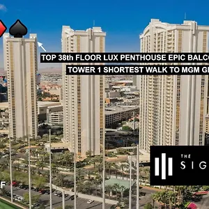 Hotel Signature Mgm 38th Floor Penthouse Lux+ Balony Strip View + No Fee, Las Vegas